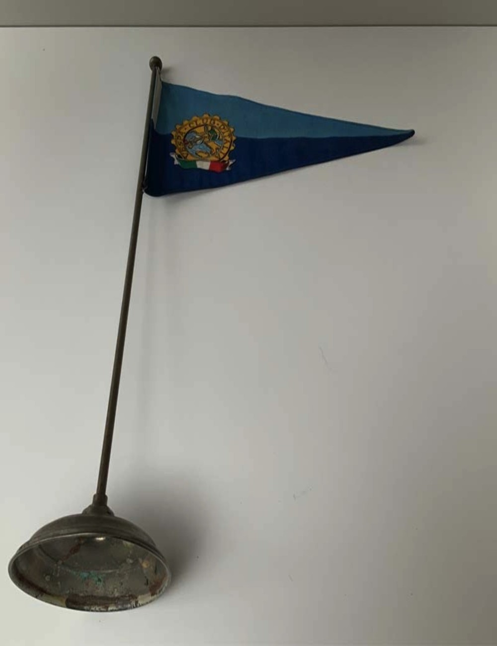 Portabandierina Vespa Club Italia. Dimensioni 45 cm