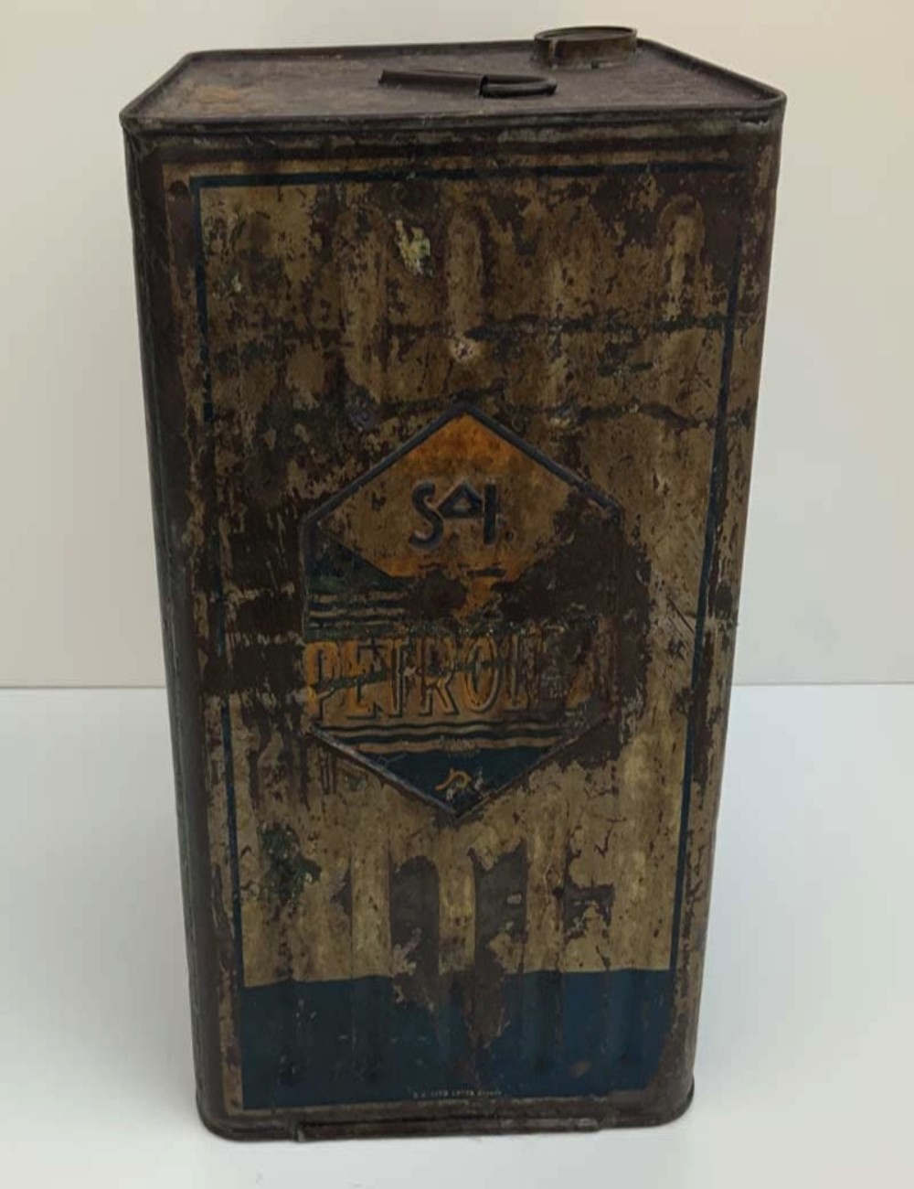 Latta benzina. Dimensioni 24 cm x 35 cm