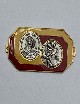 Placca San Cristoforo. Dimensioni: 3 cm x 6 cm