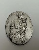 Placca immagine sacra. Dimensione 4 cm x 4 cm