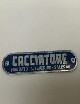 Targhetta  Cacciatore - Salerno. Dimensioni 1,5 cm
