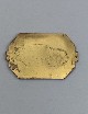 Placca San Cristoforo. Dimensioni: 3 cm x 6 cm