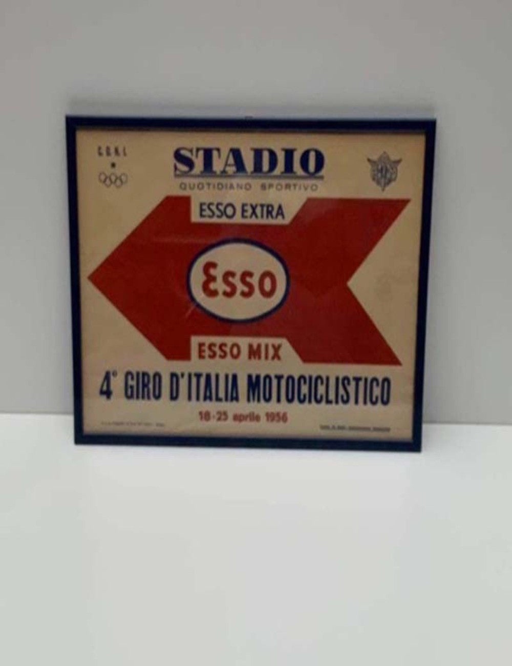 Quadro Esso. Dimensioni 38 cm x 52 cm