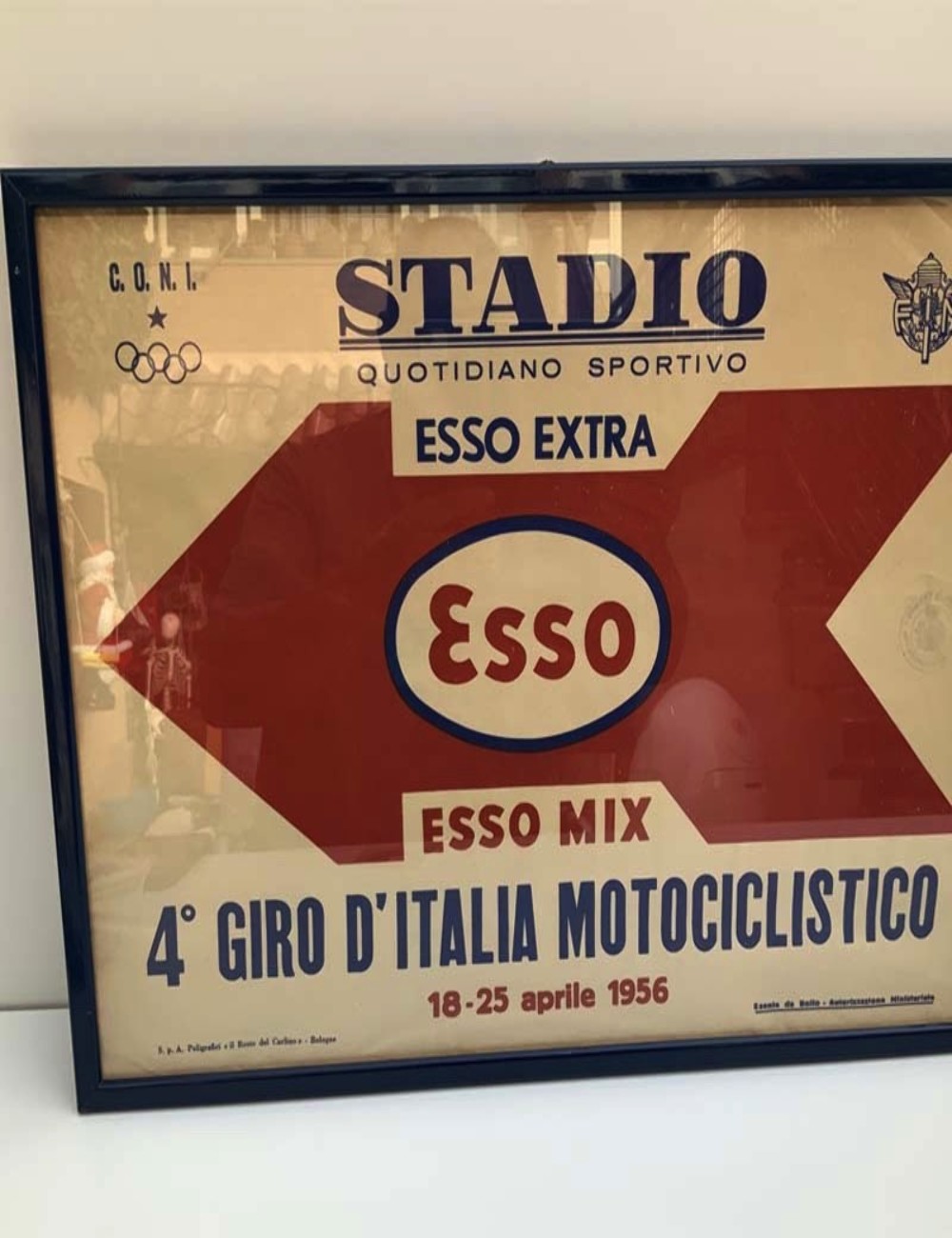 Quadro Esso. Dimensioni 38 cm x 52 cm