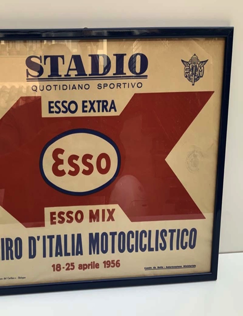 Quadro Esso. Dimensioni 38 cm x 52 cm