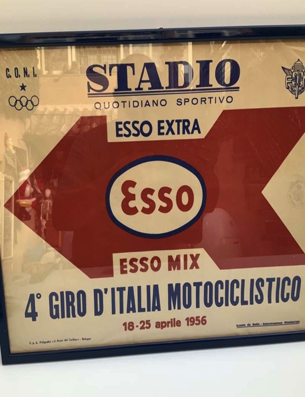 Quadro Esso. Dimensioni 38 cm x 52 cm