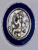 Placca San Cristoforo. Dimensioni: 6,5 cm x 6,5cm