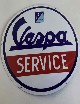 Tabella smaltata Vespa Service