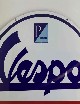 Tabella smaltata Vespa Service
