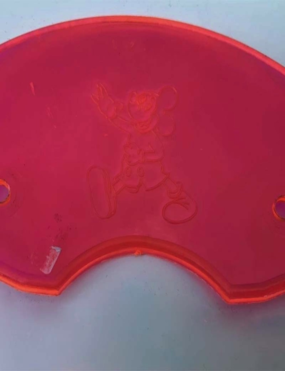Parabrezza per moto. Dimensioni : 9cm x 18 cm