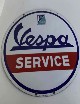 Tabella smaltata Vespa Service monofacciale