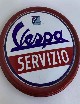 Tabella smaltata Vespa Service monofacciale