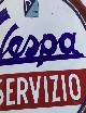 Tabella smaltata Vespa Service monofacciale