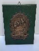 Placca Vespa Club Italia - Presidenza. Dimensioni: 22 cm x 24 cm