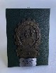 Placca trofeo Vespa club Italia. Dimensioni : 23 cm x 24 cm