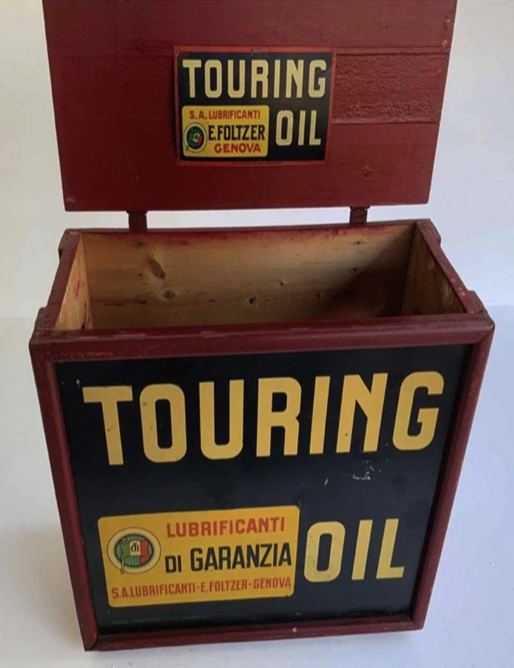 Cassa Touring  oil  anni 30