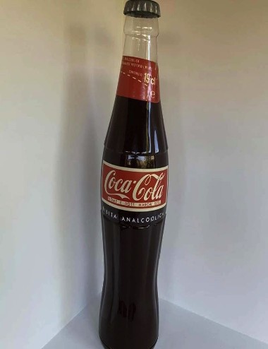 Bottiglia Coca-Cola in resina