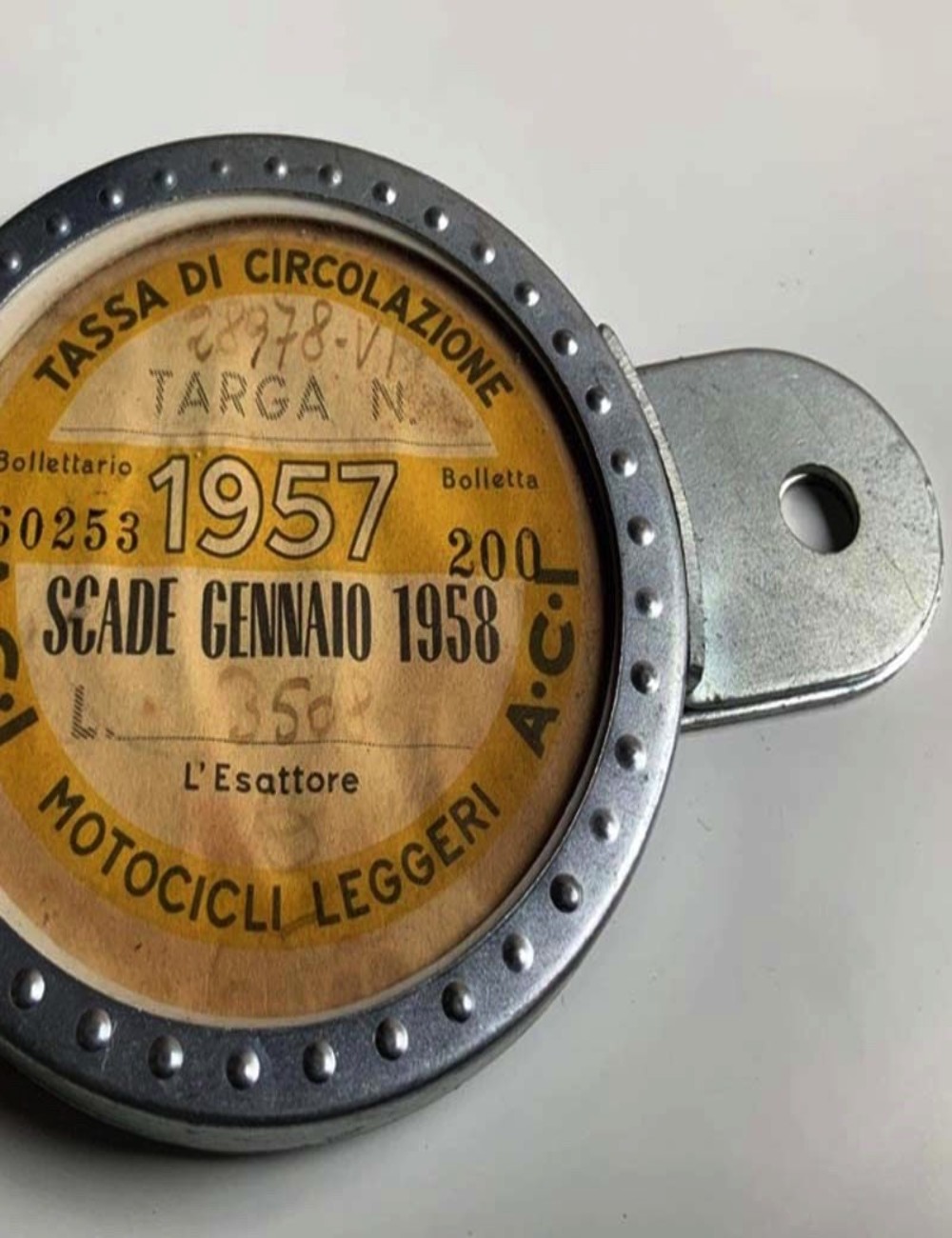 Portabollo d'epoca 1957