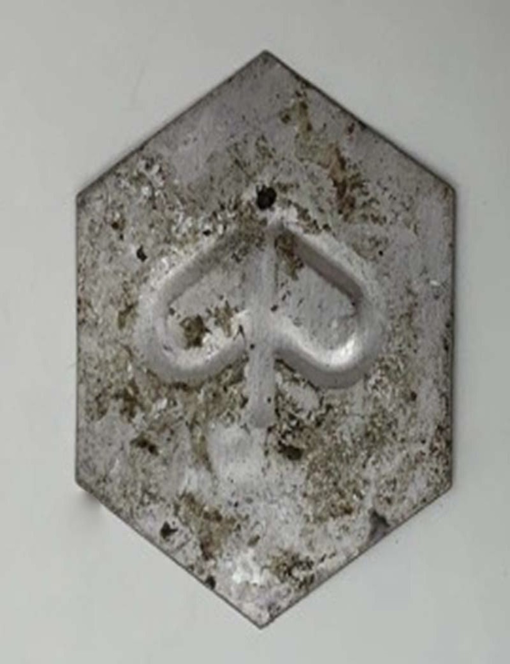 Stemmino Piaggio in alluminio. 3 cm
