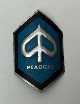 Stemma Piaggio in alluminio. 2,5 cm