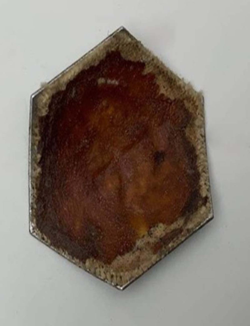 Stemma Piaggio in alluminio. 2,5 cm