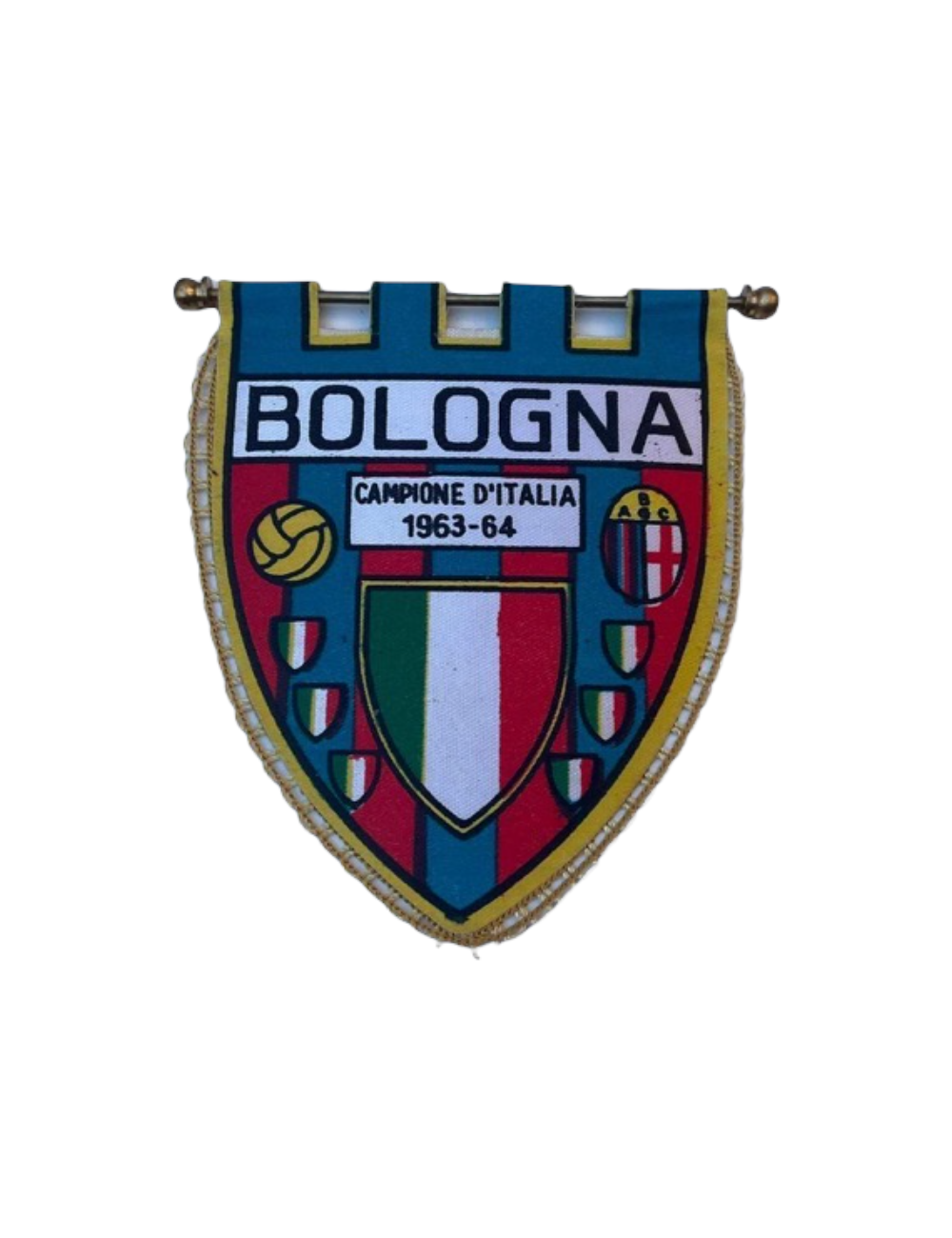 Bandierina Bologna - Campione d'Italia 1963-64