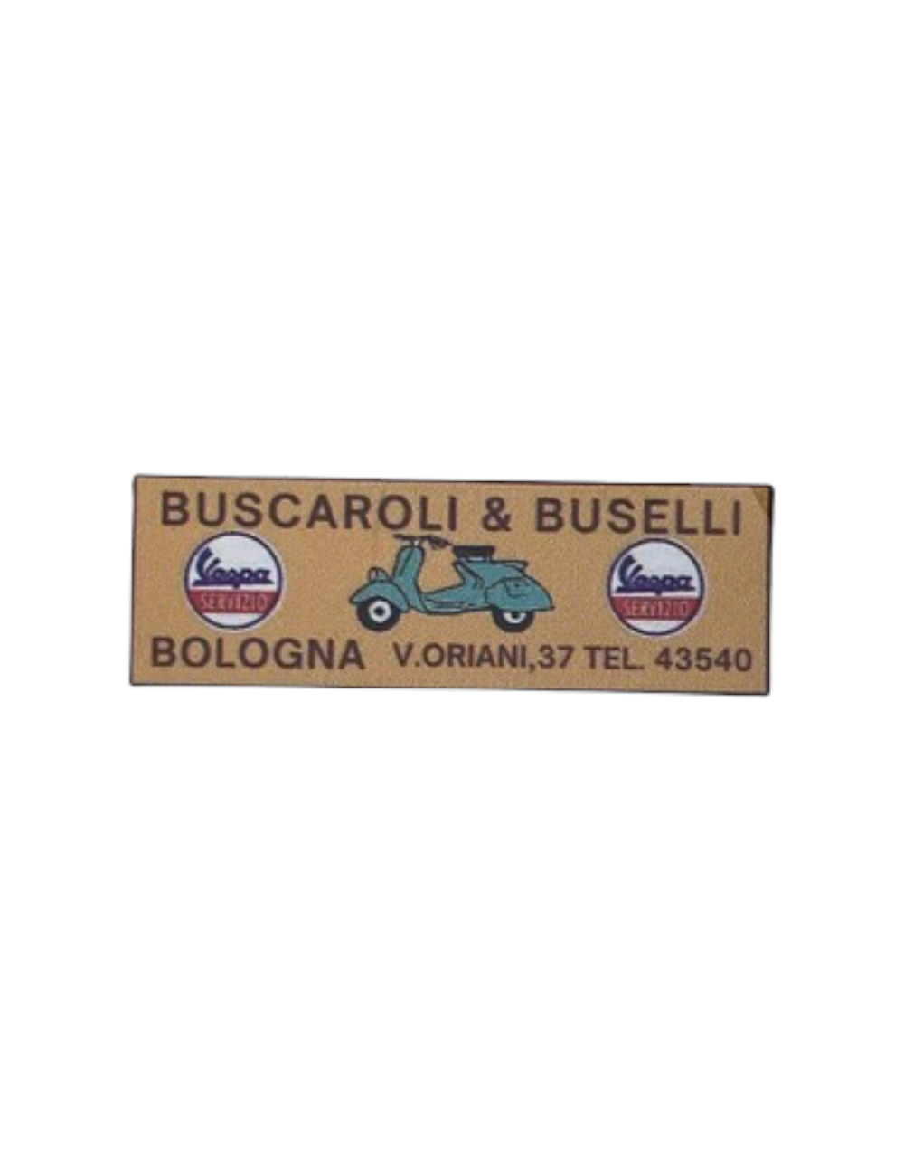 Adesivo concessionario Bucaroli & Buselli